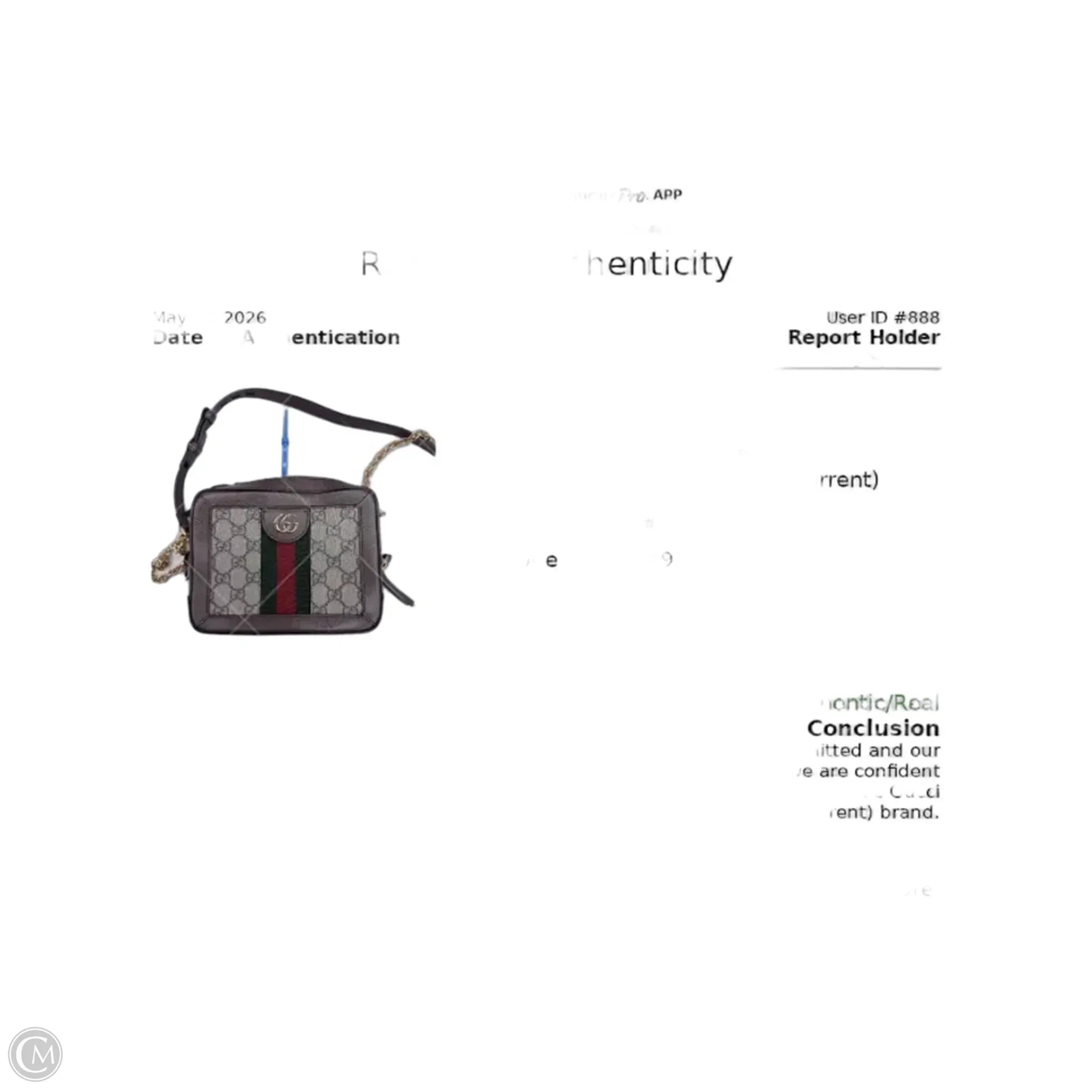 Crossbody Luxury Designer By Gucci, Size: Small