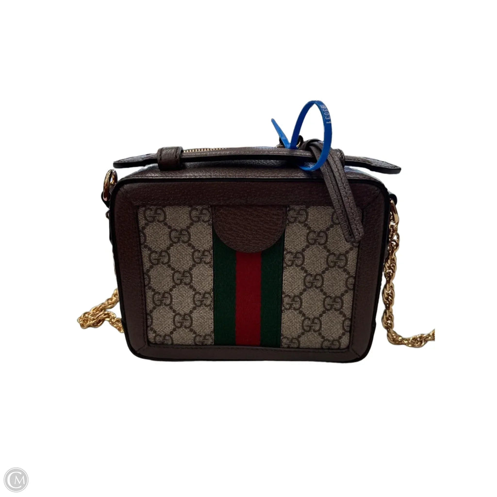 Crossbody Luxury Designer By Gucci, Size: Small