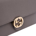 Gucci Interlocking G Crossbody Grey Bag