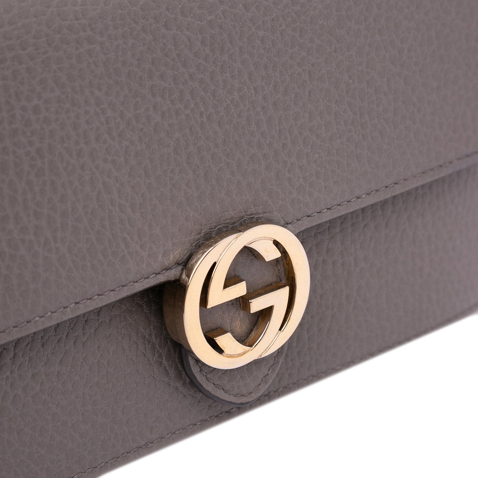 Gucci Interlocking G Crossbody Grey Bag