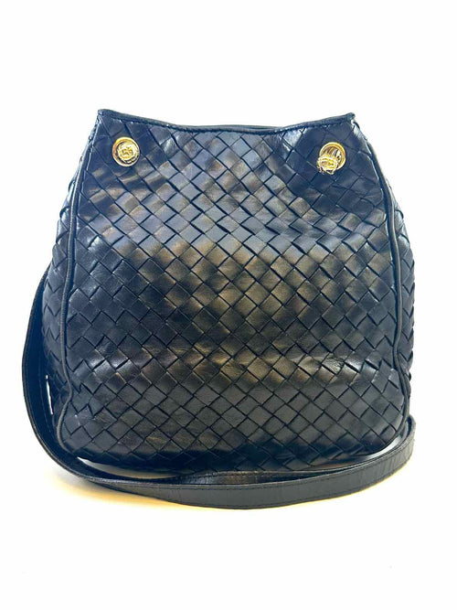 BOTTEGA VENETA Black Leather Handbag