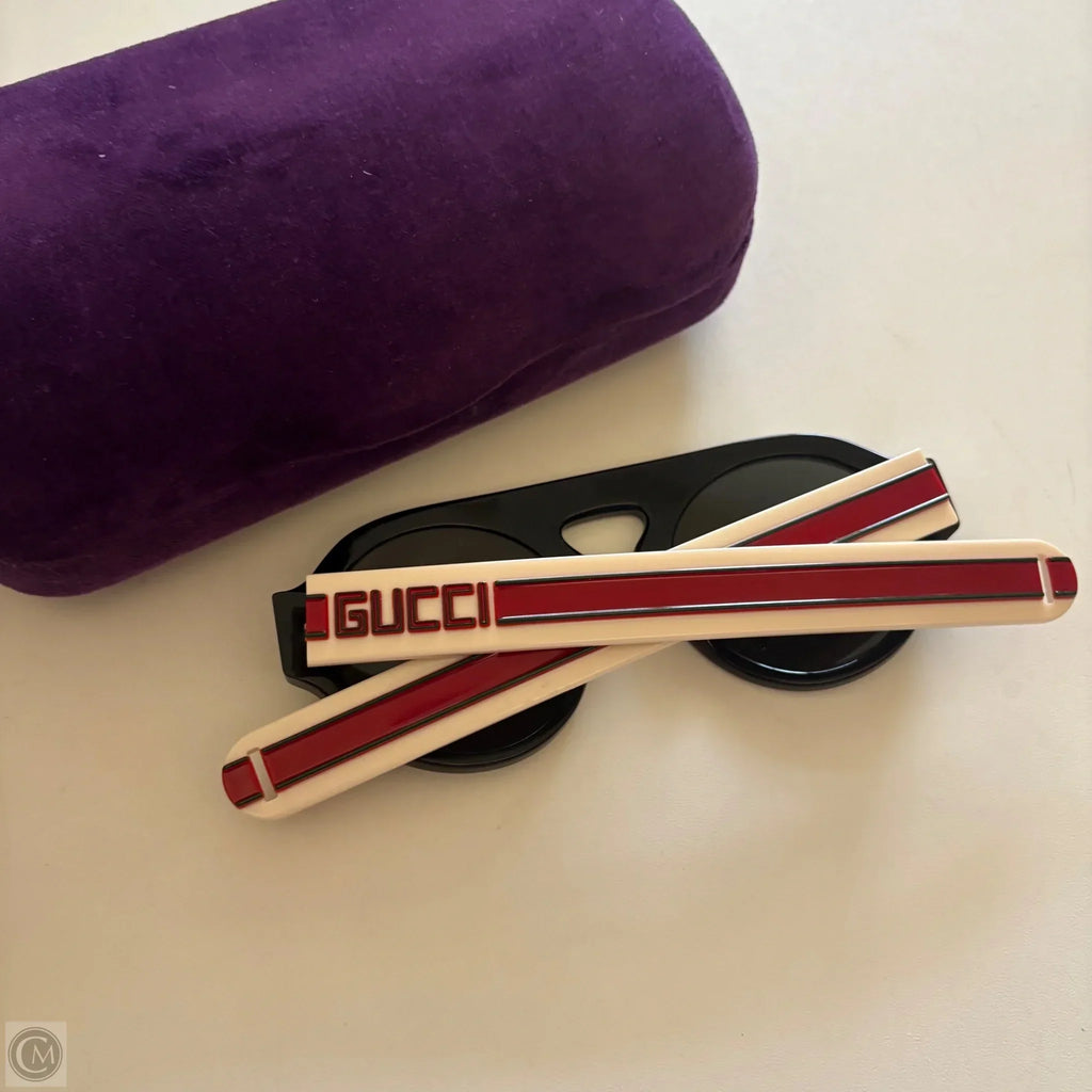 Sunglass Case Luxury Designer By Gucci, Size: Medium
