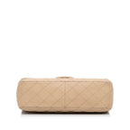 Chanel Classic Jumbo Single Flap Caviar Beige Bag