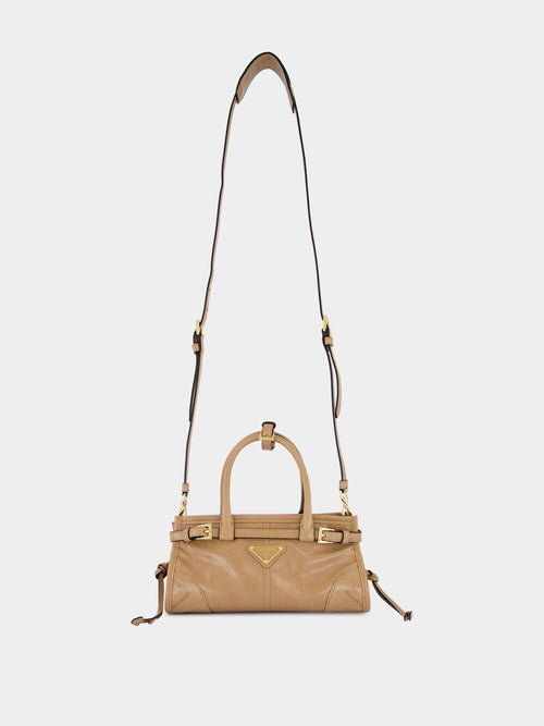 Bonnie Mini Leather Handbag Cameo