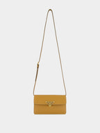 Caramel Saffiano Leather Mini-Bag