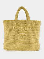 Natural Large Crochet Tote Bag