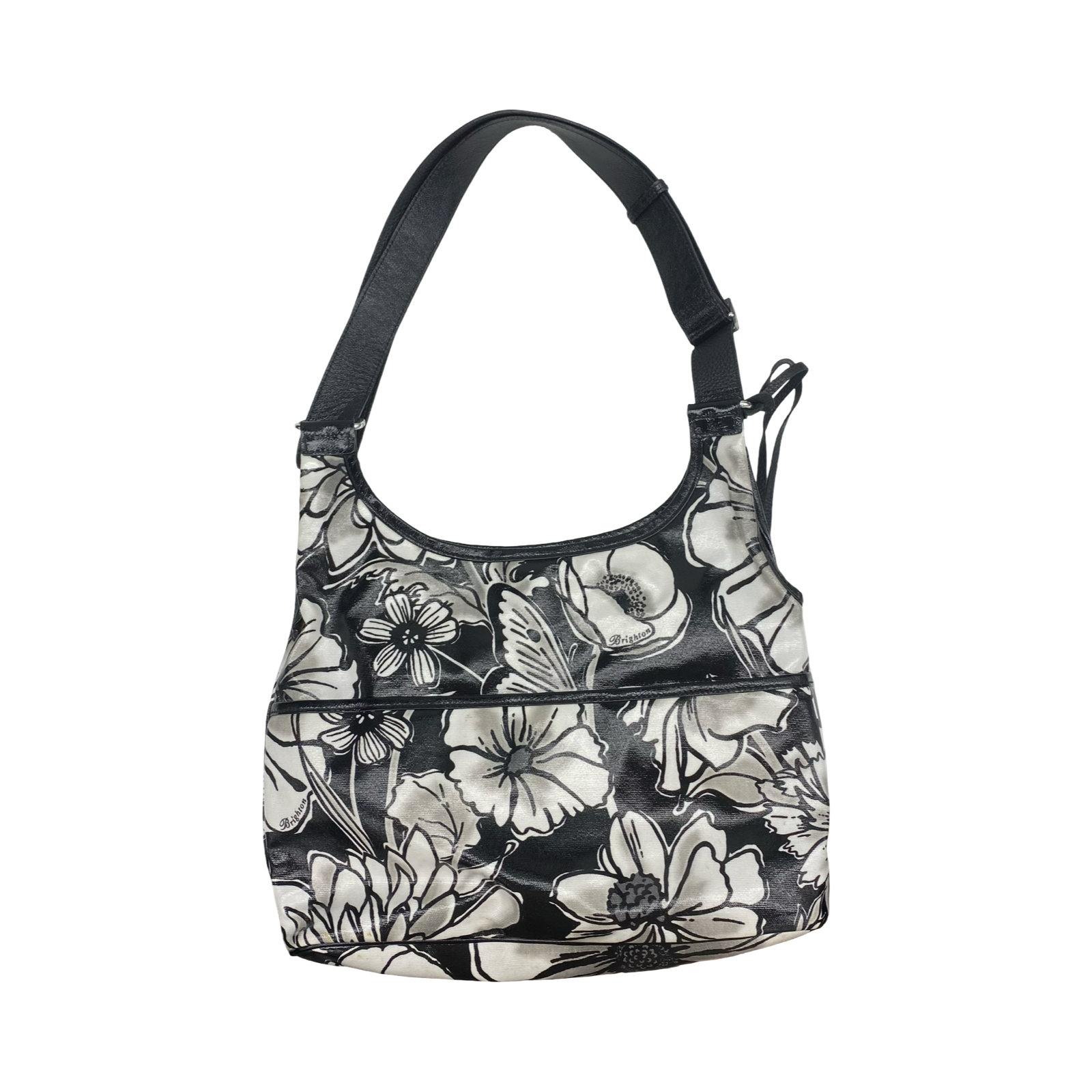 Handbag Leather By Brighton In Floral Print, Size:Medium