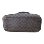 Handbag Designer By Coach In Black & Brown, Size:Medium