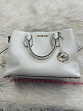 Handbag Designer By Michael Kors In White, Size:Large