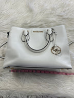 Handbag Designer By Michael Kors In White, Size:Large