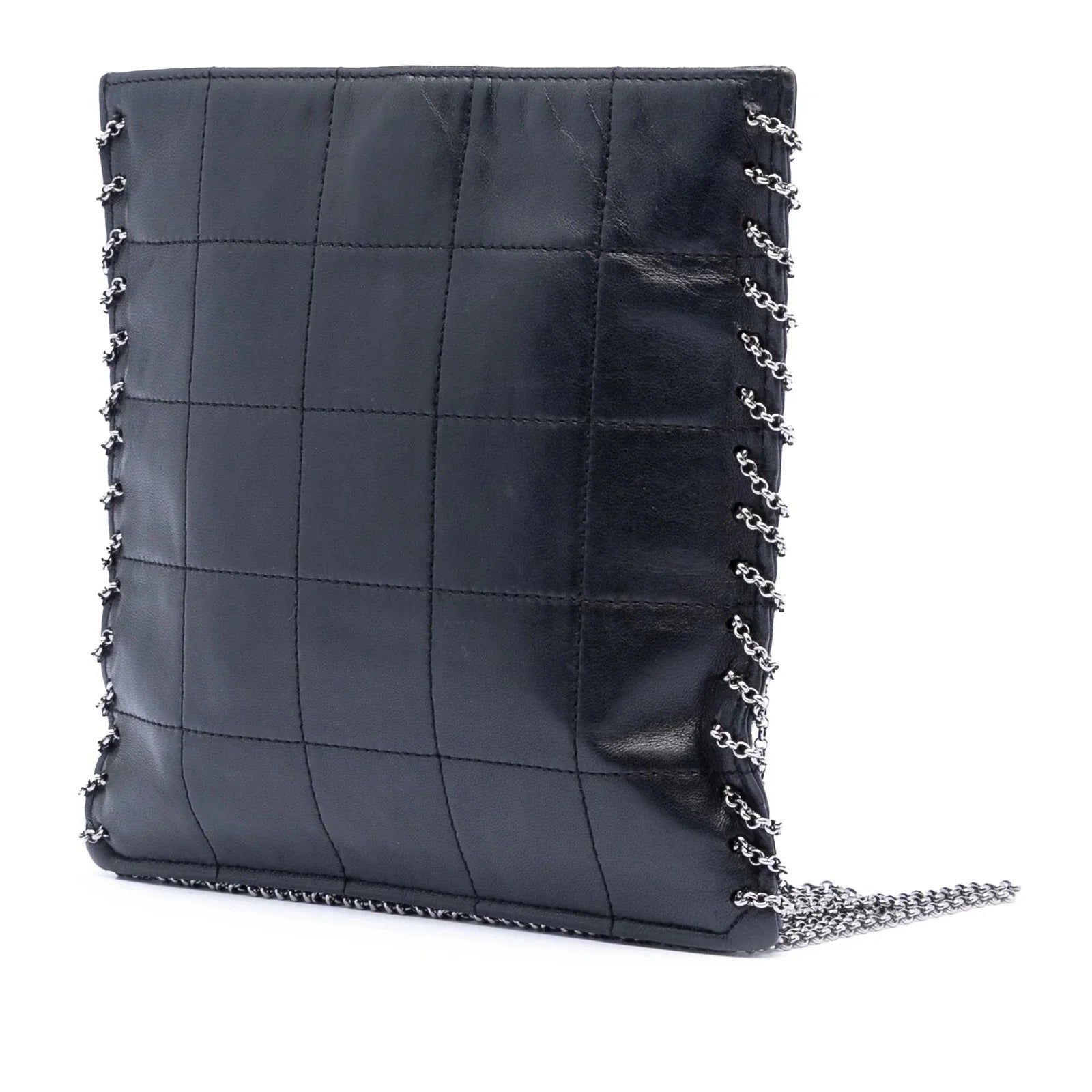 Chanel CC Choco Bar Lambskin Fringe Crossboddy Bag