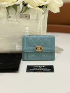 CHANEL BOY FLAP CARD HOLDER