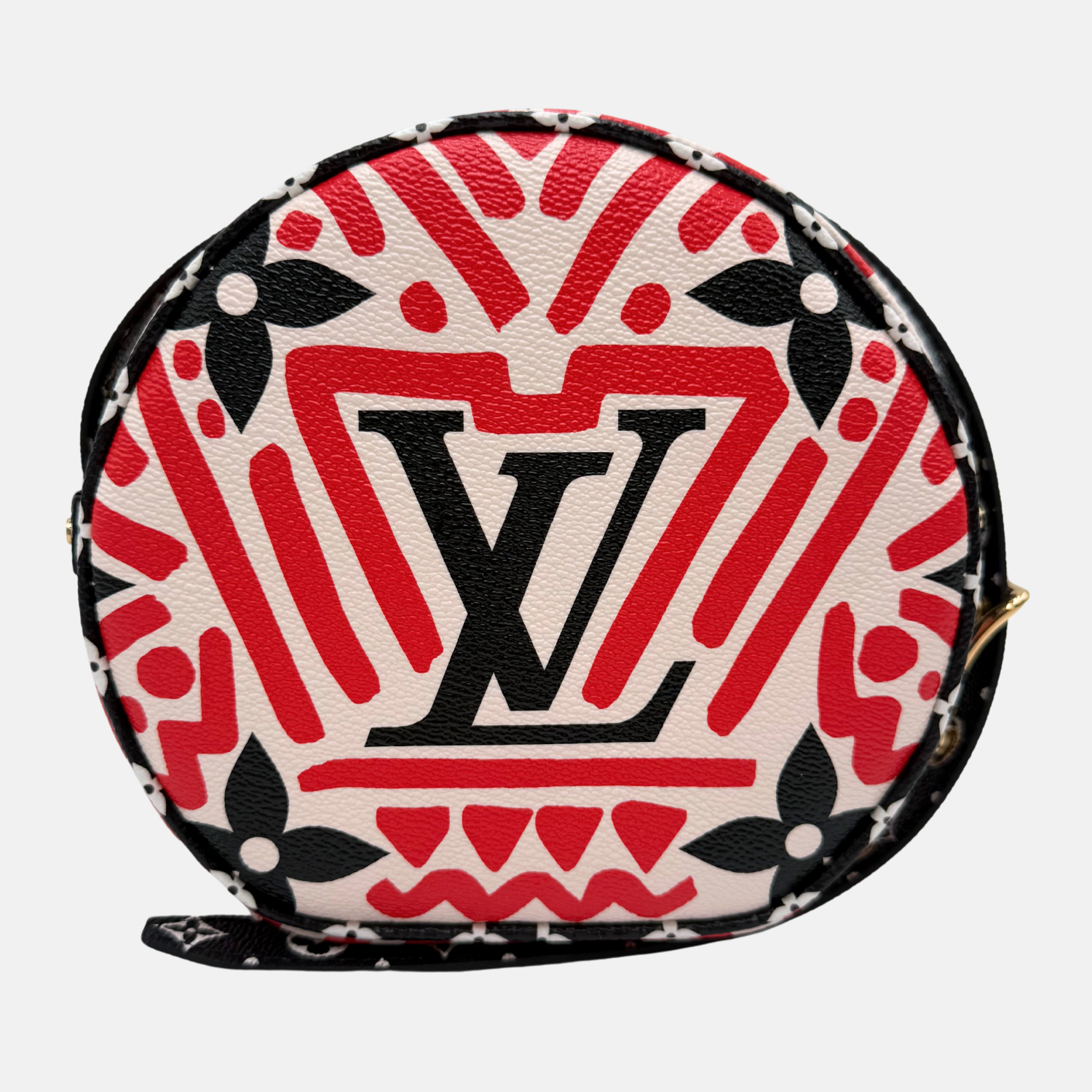 Crafty Boite Chapeau Souple Rouge Giant Monogram