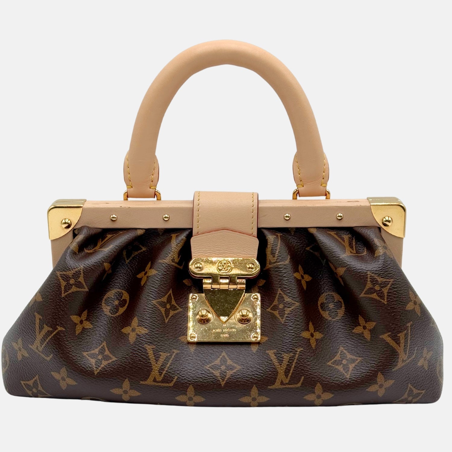 Top Handle Chain Clutch Monogram