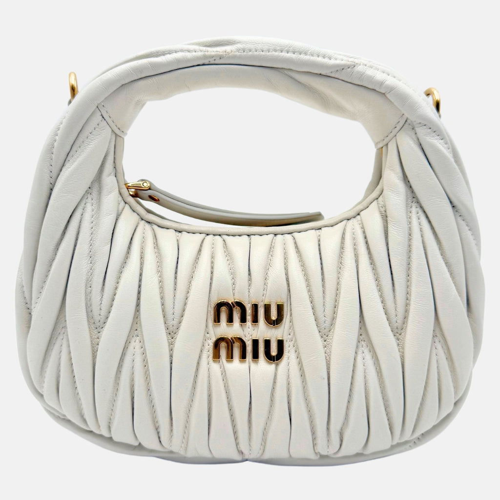 Wander Matelassé Nappa Leather Hobo Mini-Bag