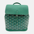Alpin Mini Backpack Green Goyardine Calfskin