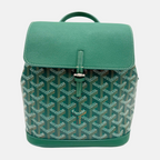 Alpin Mini Backpack Green Goyardine Calfskin