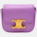 Claude Bag Purple Calfskin Mini