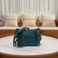 CHANEL SMALL DARK GREEN GABRIELLE HOBO BAG