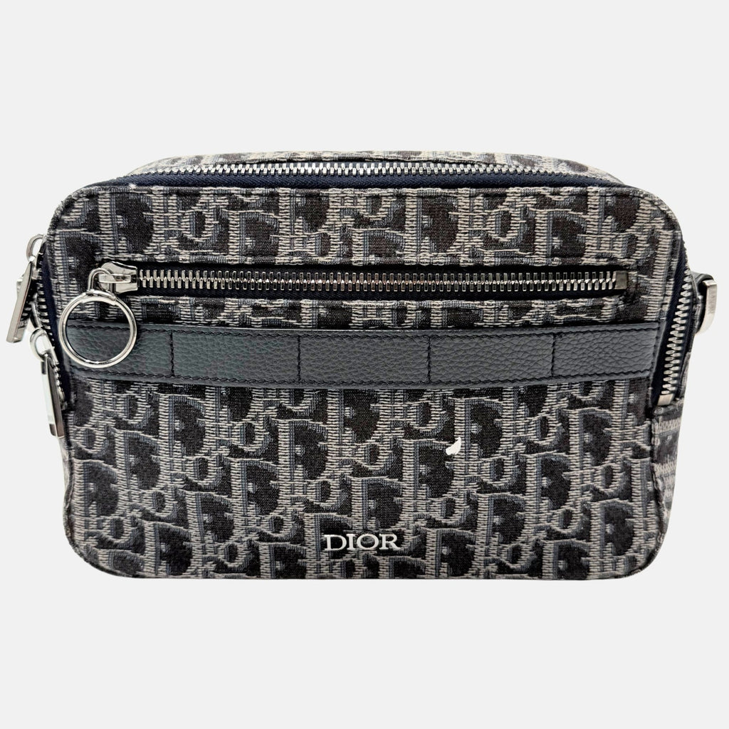 Messenger Bag Blue Trotter Canvas Safari Small