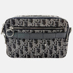 Messenger Bag Blue Trotter Canvas Safari Small