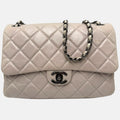 Classic Flap Bag Light Grey Aged Calfskin