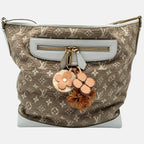 Sabia Besace Monogram Jacquard Taupe