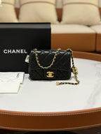 CHANEL  MINI FLAP BAG WITH CHIP