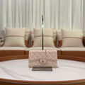 CHANEL CLASSIC FLAP WALLET PINK LAMBSKIN