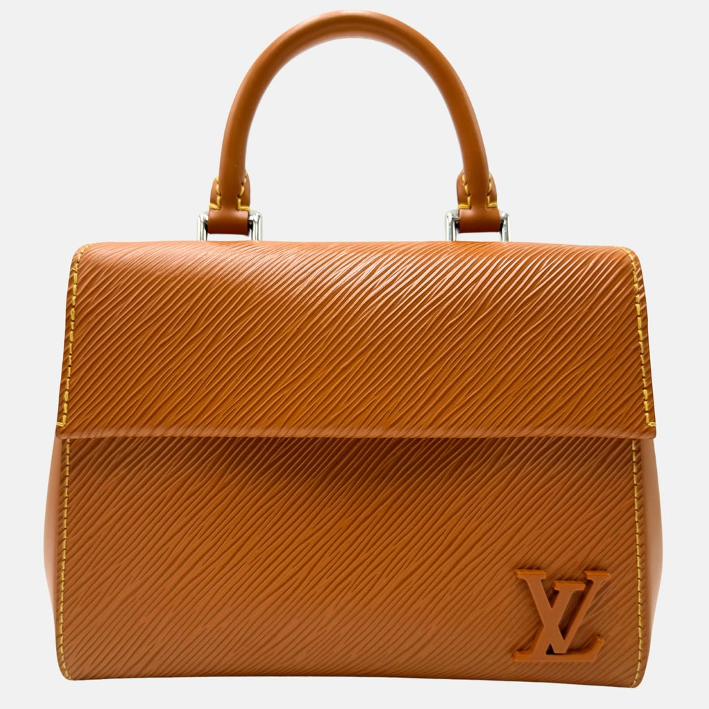 Cluny BB Top Handle Bag Honey Epi Leather