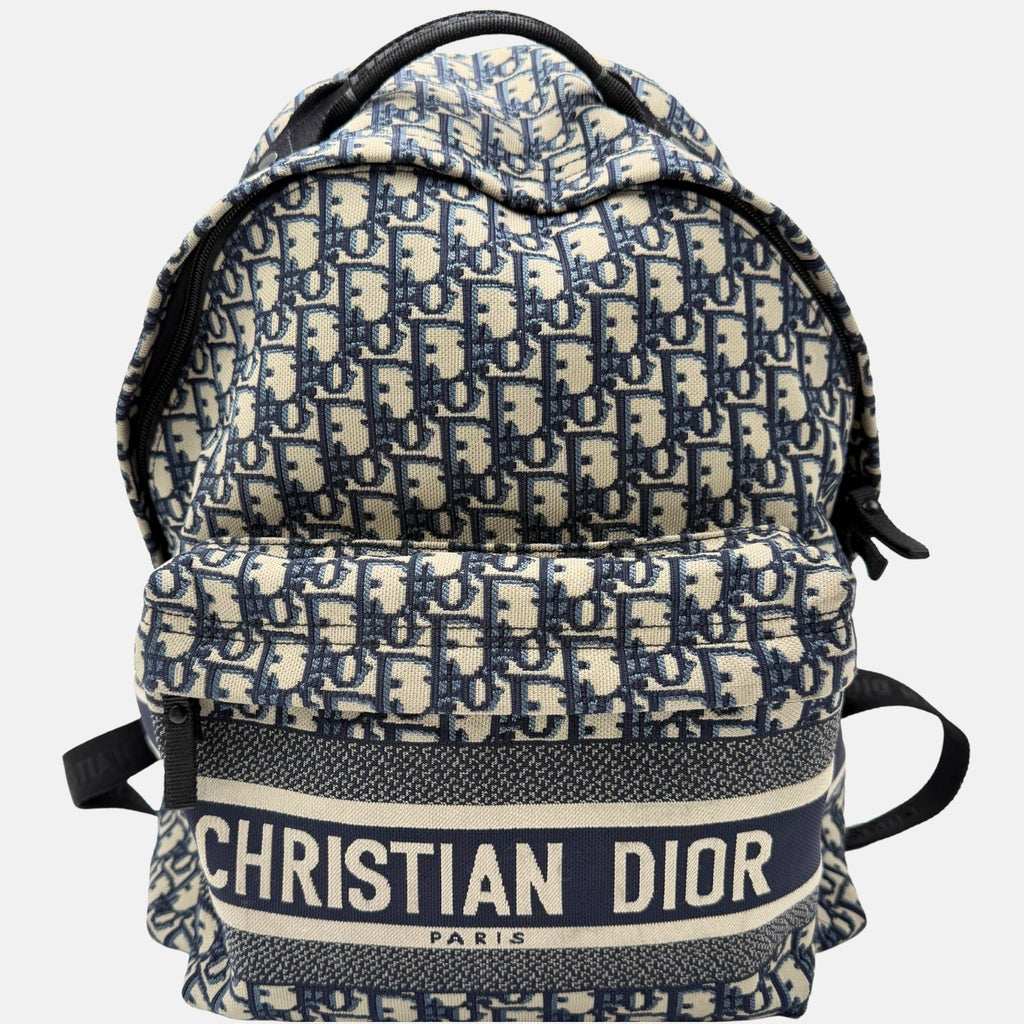 Explorer Backpack Blue Oblique Jacquard