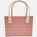 Puzzle Block Handle Tote Pink