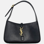 Le 5 à 7 Hobo Bag Black Leather
