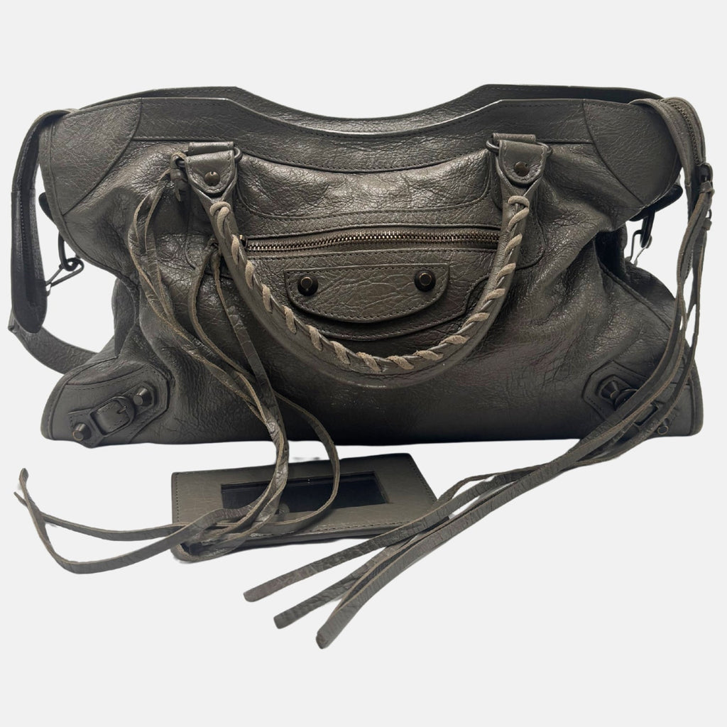 City Bag Pyrite Leather