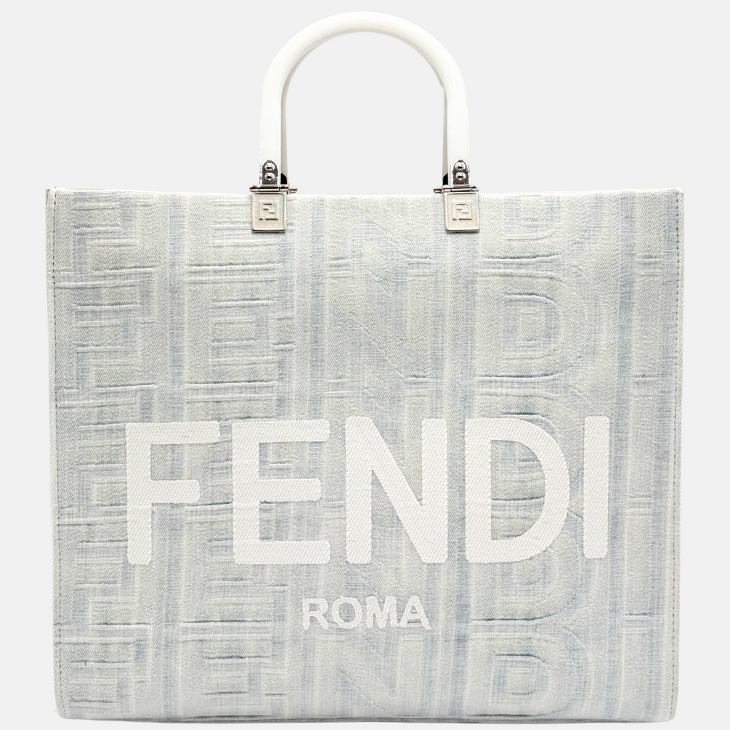 Fendi by Marc Jacobs Sunshine Shopper Tote Denim Large