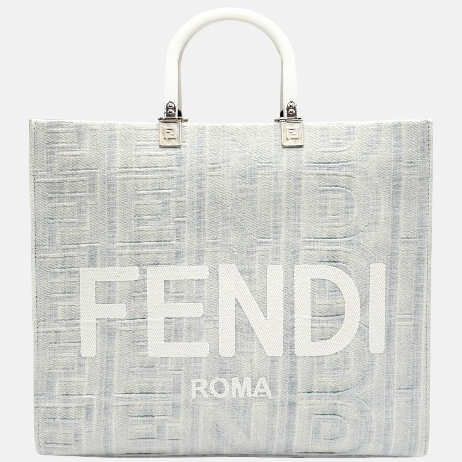 Fendi by Marc Jacobs Sunshine Shopper Tote Denim Large
