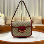 GUCCI 1955 MEDIUM HORSEBIT RED