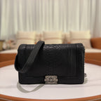 CHANEL LEBOY MEDIUM-LARGE PYTHON CHAIN BAG