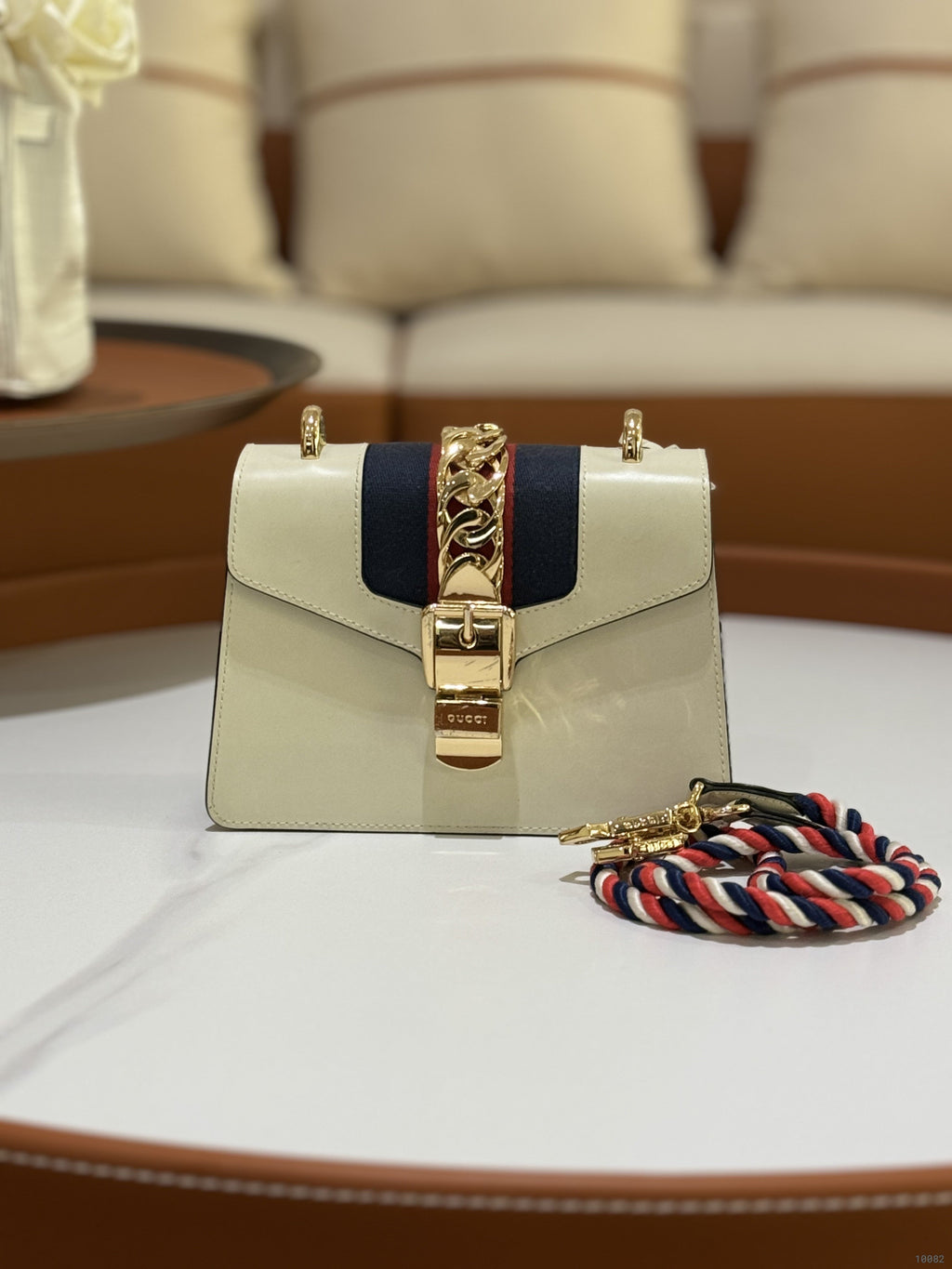 GUCCI SYLVIE LEATHER MINI BAG