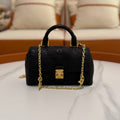 LOUIS VUITTON NANO MADELEINE EMBOSSED LEATHER TOP HANDLE CROSSBODY BAG