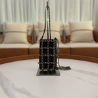 CHANEL Pre-Owned 2020 Lambskin Tech Me Out Clutch With Chain Black