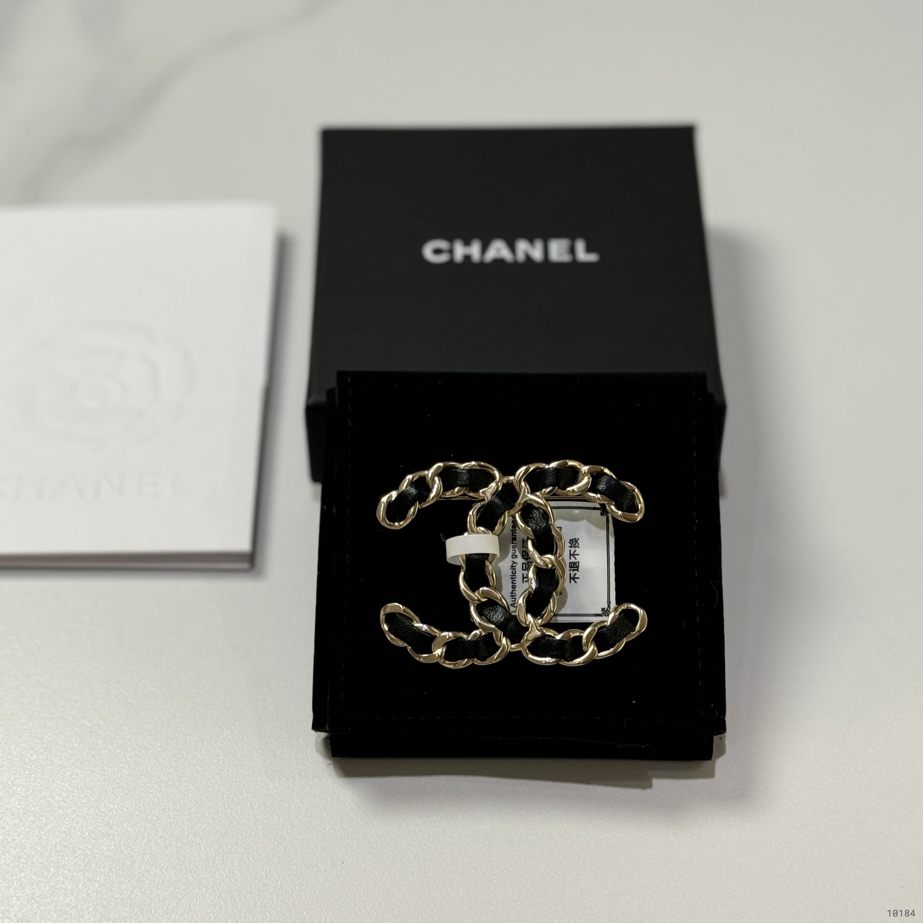 CHANEL CLASSIC DOUBLE C BROOCH (RARE AND DISCONTINUED)
