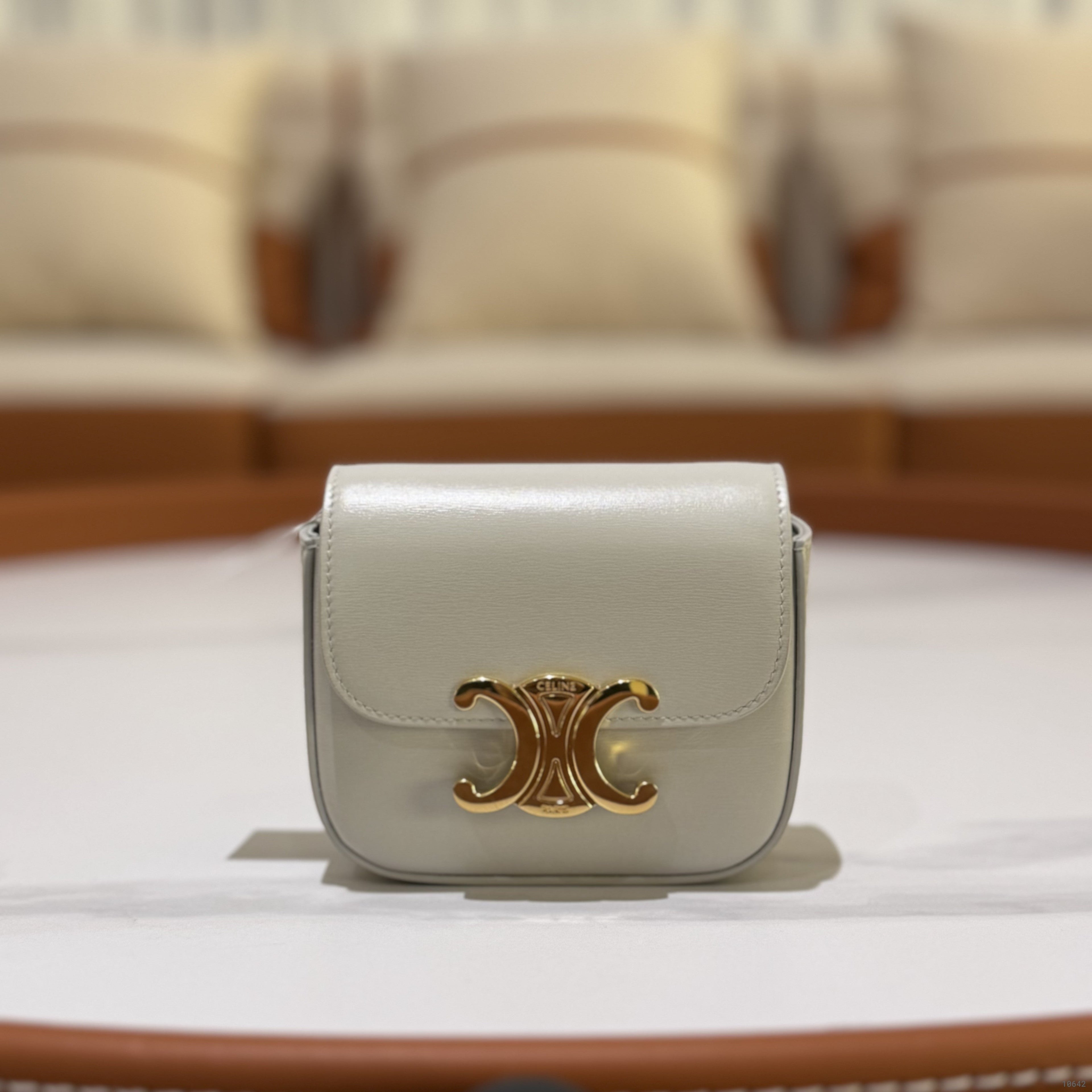 CELINE TRIOMPHE MINI BEIGE