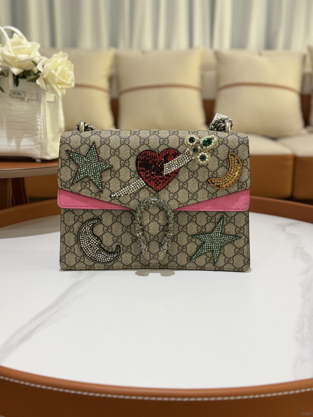GUCCI DIONYSUS STAR HEART AND MOON BAG