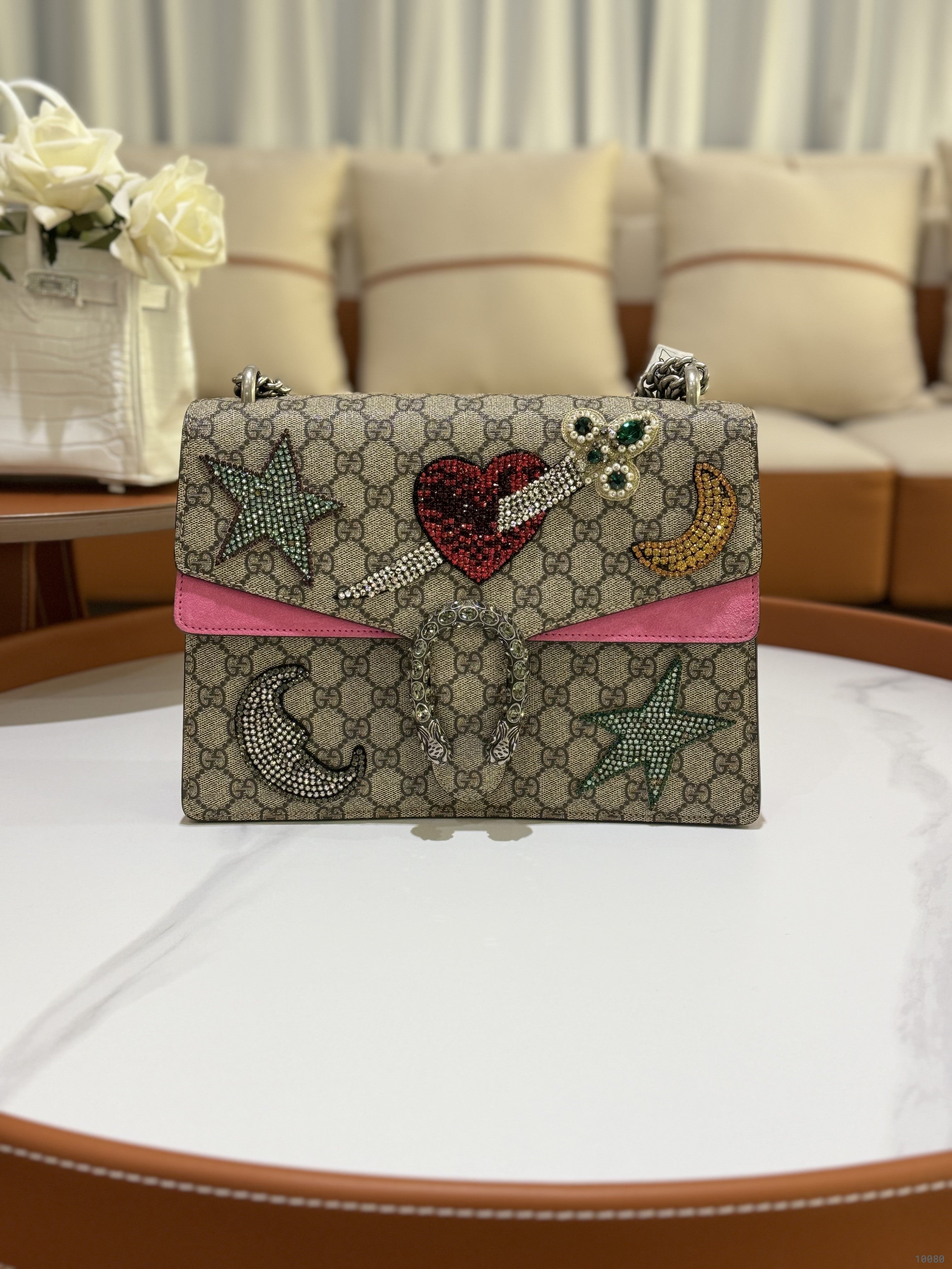 GUCCI DIONYSUS STAR HEART AND MOON BAG