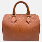 Speedy Bandouliere 25 Cognac Empreinte Monogram