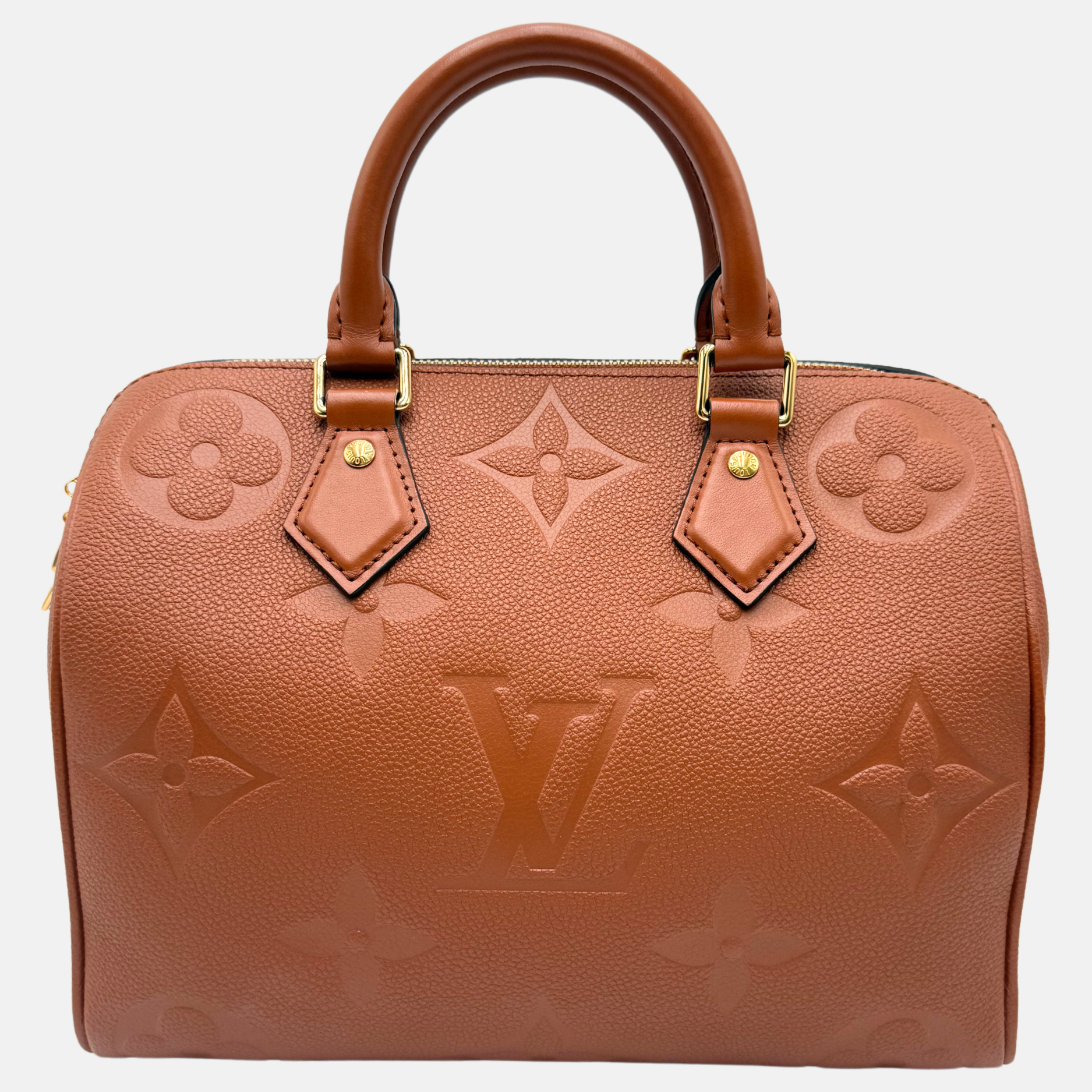 Speedy Bandouliere 25 Cognac Empreinte Monogram