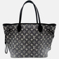 Neverfull MM Grey Denim Monogram Jacquard