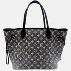 Neverfull MM Grey Denim Monogram Jacquard