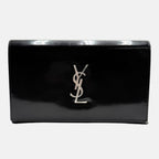 Kate Crossbody Bag Black Patent Leather Medium